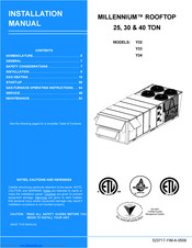 Johnson Controls Unitary Products Y34 Installation Manual
