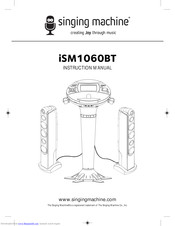 The Singing Machine iSM1060BT Instruction Manual