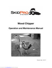 Skid Pro BXH42 Operation And Maintenance Manual