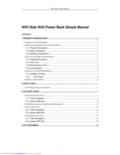 Power7 CUR-WIFI-S250UN-NC Manual