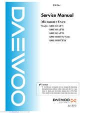 Daewoo KOC-8HAF7R Service Manual