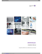 Alcatel-Lucent OA5720 Installation Manual