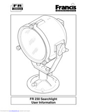 Francis Searchlights FR 230 User Information
