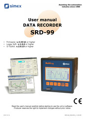 Simex SRD-99 User Manual