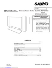 Sanyo PDP-32H1ES Service Manual