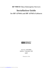 HP A3765A Installation Manual