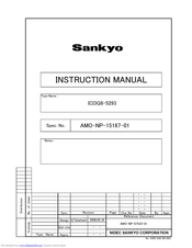 Sankyo ICI3Q8-5293 Instruction Manual