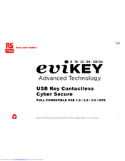 RS Pro evikey 32 Quick Start Manual