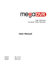 ZowieTek MegaDVR User Manual