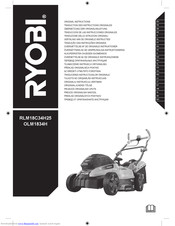 Ryobi OLM1834H Original Instructions Manual