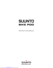 Suunto Bike Pod Instruction Manual