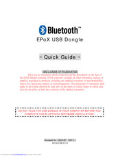 EPOX USB Dongle Quick Manual