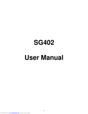Doppio SG402 User Manual