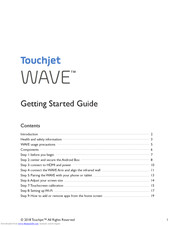 Touchjet WAVE Getting Started Manual