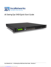 Inca All Seeing Eye 5420 Quick Start Manual