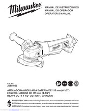 Milwaukee 2680-059 Operator's Manual