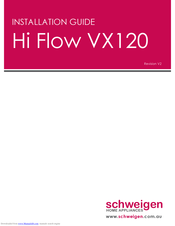 Schweigen Hi Flow VX120 Installation Manual