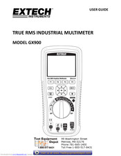 Extech Instruments GX900 User Manual