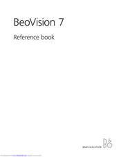 Bang & Olufsen BeoVision 7 Reference Book