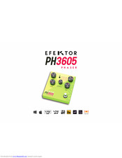 Kuassa EFEKTOR PH3605 PHASER User Manual