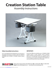 Martin U-DS90W Assembly Instruction Manual