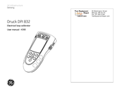 GE Druck DPI 832 User Manual