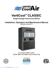 United CoolAir VertiCool CLASSIC Installation, Operation And Maintenance Manual