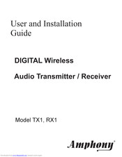 Amphony RX1 User And Installation Manual