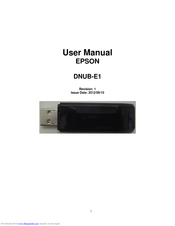 Epson DNUB-E1 Manuals | ManualsLib