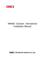 Oki MH920 Installation Manual