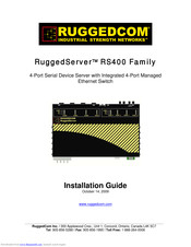 RuggedCom RuggedServer RS400 Installation Manual