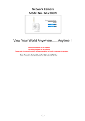 Anbash NC238SW Installation Manual