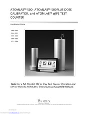 biodex ATOMLAB WIPE TEST COUNTER Installation Manual