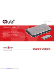 Club 3D CSV-1560 Manual