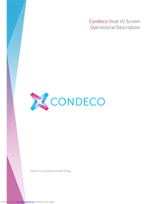 Condeco Desk V2 Screen Operational Manual
