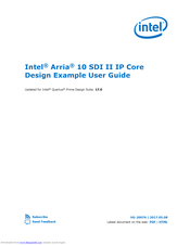 Intel Arria 10 SDI II User Manual