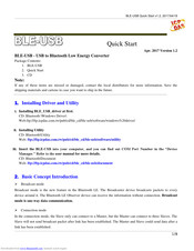 ICP DAS USA BLE-USB Quick Start Manual