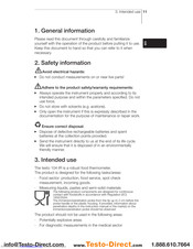 TESTO 104-IR Manual