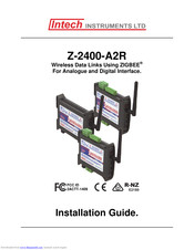 Intech Z-2400-A2 Series Installation Manual