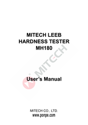 MITECH MH180 User Manual