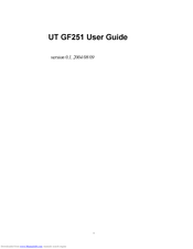 UTStarcom UT GF251 User Manual