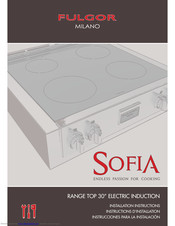 Fulgor Milano F7IT30*1 series Installation Instructions Manual