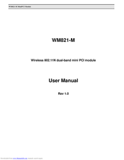 Linksys WM821-M User Manual
