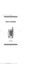 Pantech TX-215A User Manual