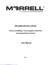 Morrell SW-UNM-24FE2GC-24POE User Manual
