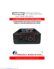 NavTool C7 CORVETTE Installation Manual