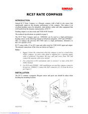 Simrad RC37 Manual