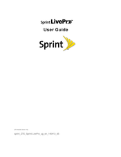Zte Sprint LivePro User Manual