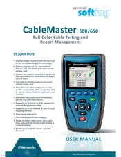 Softing CableMaster 600 User Manual