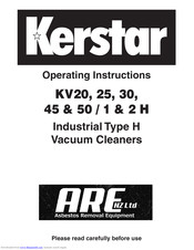 Kerstar KV 30 Operating Instructions Manual